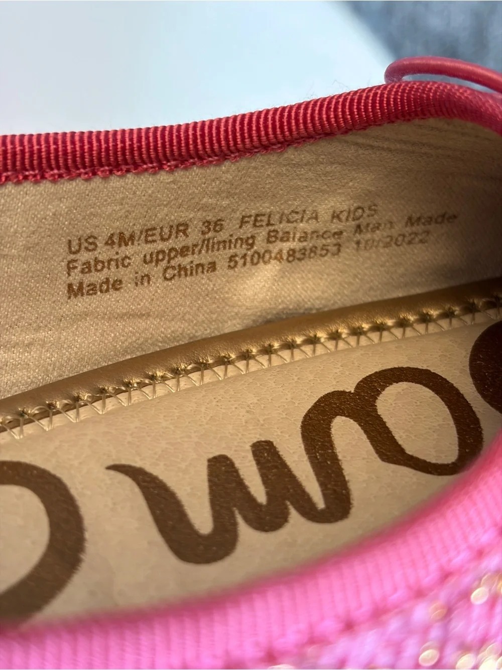 Sam Edelman Kids Felicia ballet flat size 4